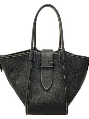 VASIC port mini Black Leather Handbag